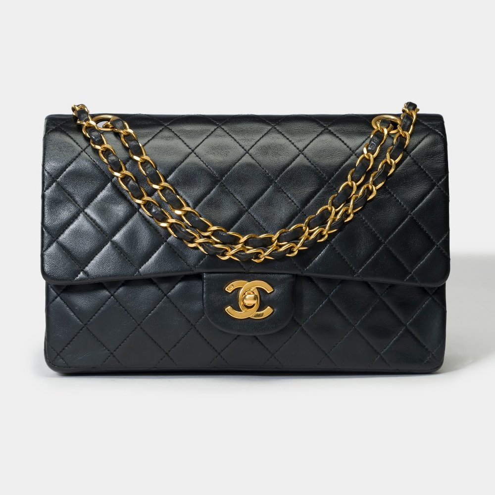 Chanel Timeless medium 25 cm double flap shoulder
